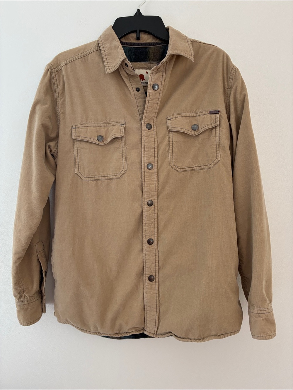 Dakota Grizzly Corduroy/Flannel Shirt Jacket M